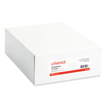 Universal® Business Envelope, #9, Square Flap, Gummed Closure, 3.88 X 8.88, White, 500-box freeshipping - TVN Wholesale
